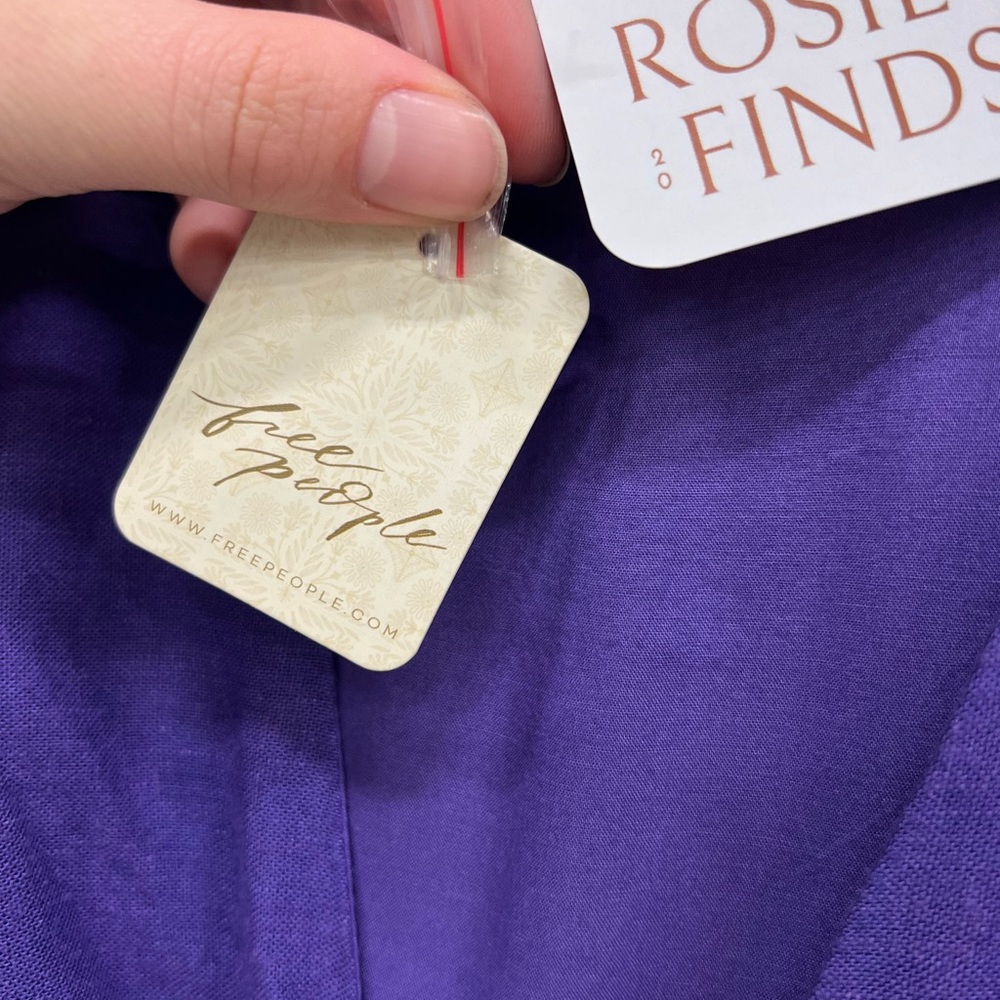 Free people vintage summer midi dress - purple - Picture 6 of 6